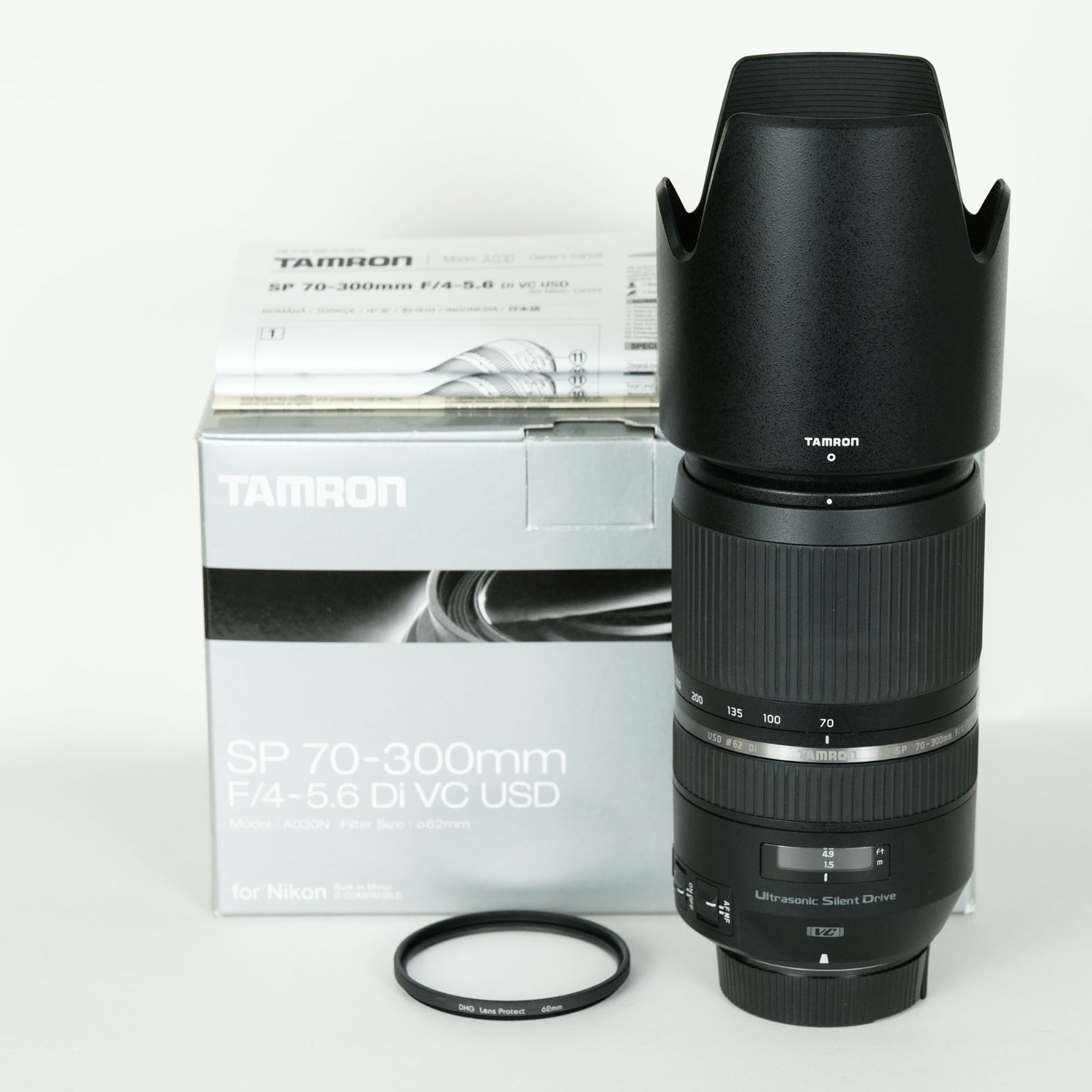 美品｜フィルター付] TAMRON SP 70-300mm F/4-5.6 Di VC USD (Model