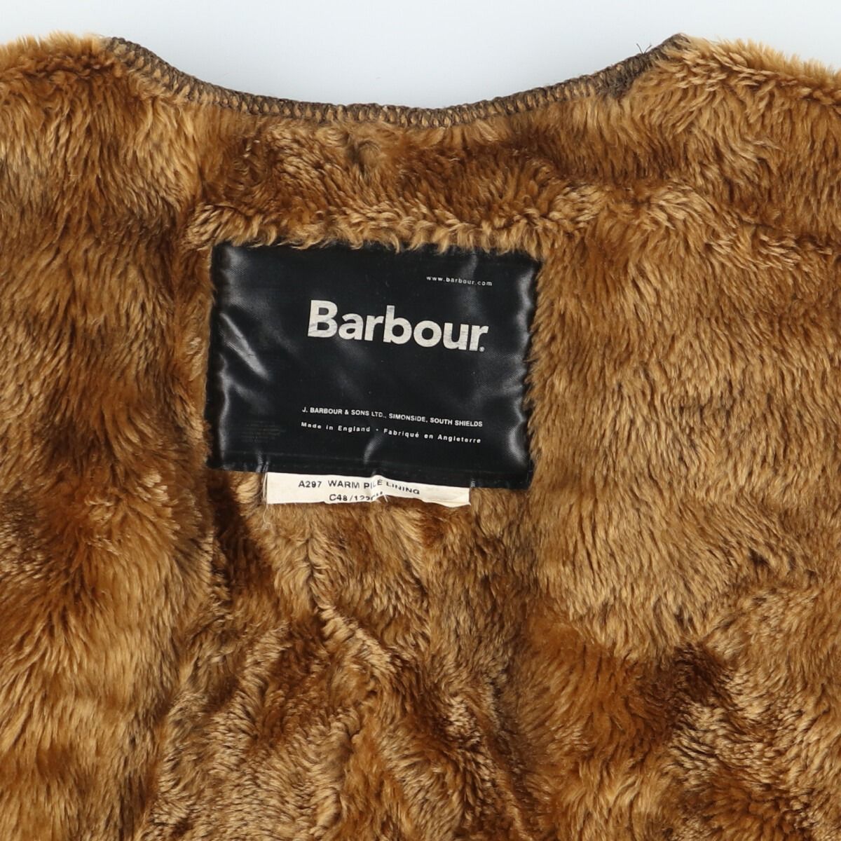 未開封　S.H.Figuarts（真骨彫製法） 仮面ライダーV3 古着 バブアー Barbour A297 WARM PILE LINING パイルライナーベスト