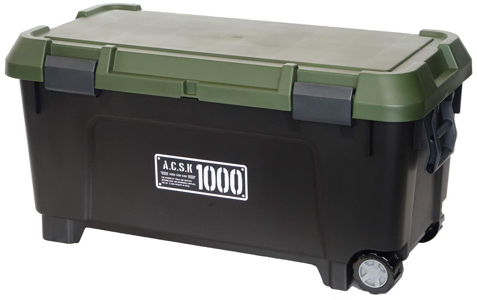 JEJアステージ(JEJ Astage) 収納ボックス 日本製 アウトドア キャンプ 踏台 耐荷重80kg 車載 積み重ね[Xシリーズ アクティブストッカー1000X] 幅100×奥行50×高さ50cm