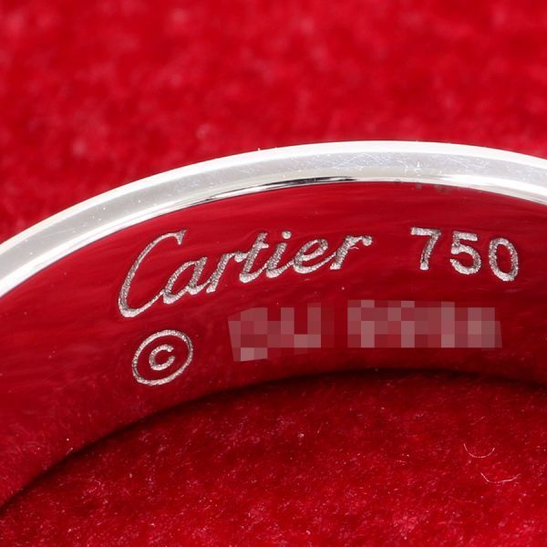 カルティエ ミニラブリング#47(日本サイズ7号近辺) 【無料ギフト  