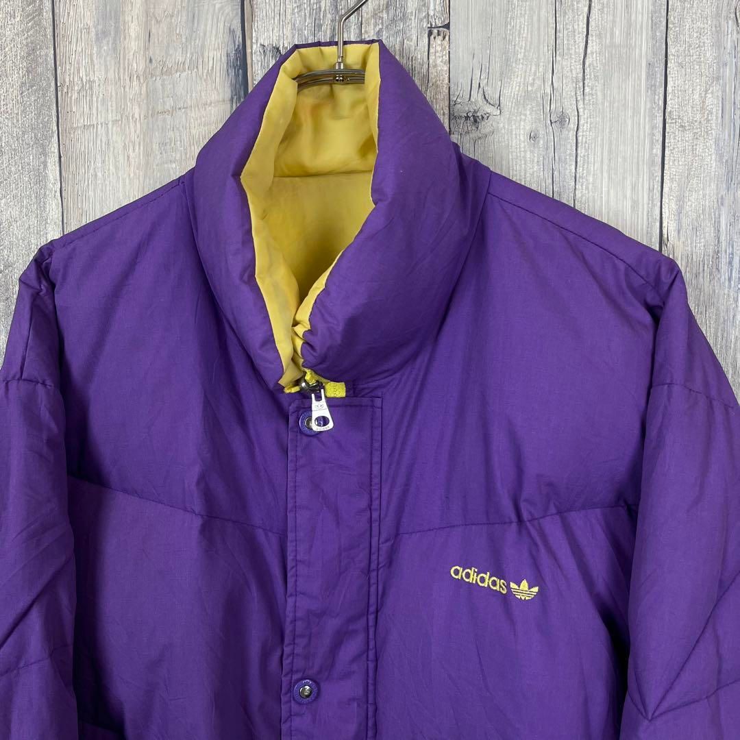 OLD adidas 90s アディダス リバーシブル ダウンジャケット L - メルカリ