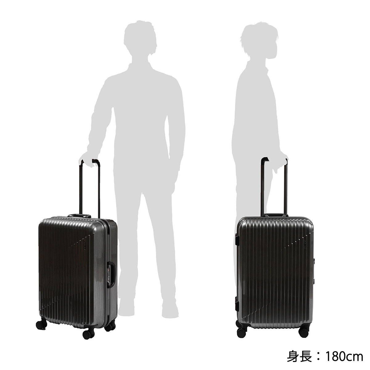 エース スーツケース ACE クレスタ2F Mサイズ 58L TSロック