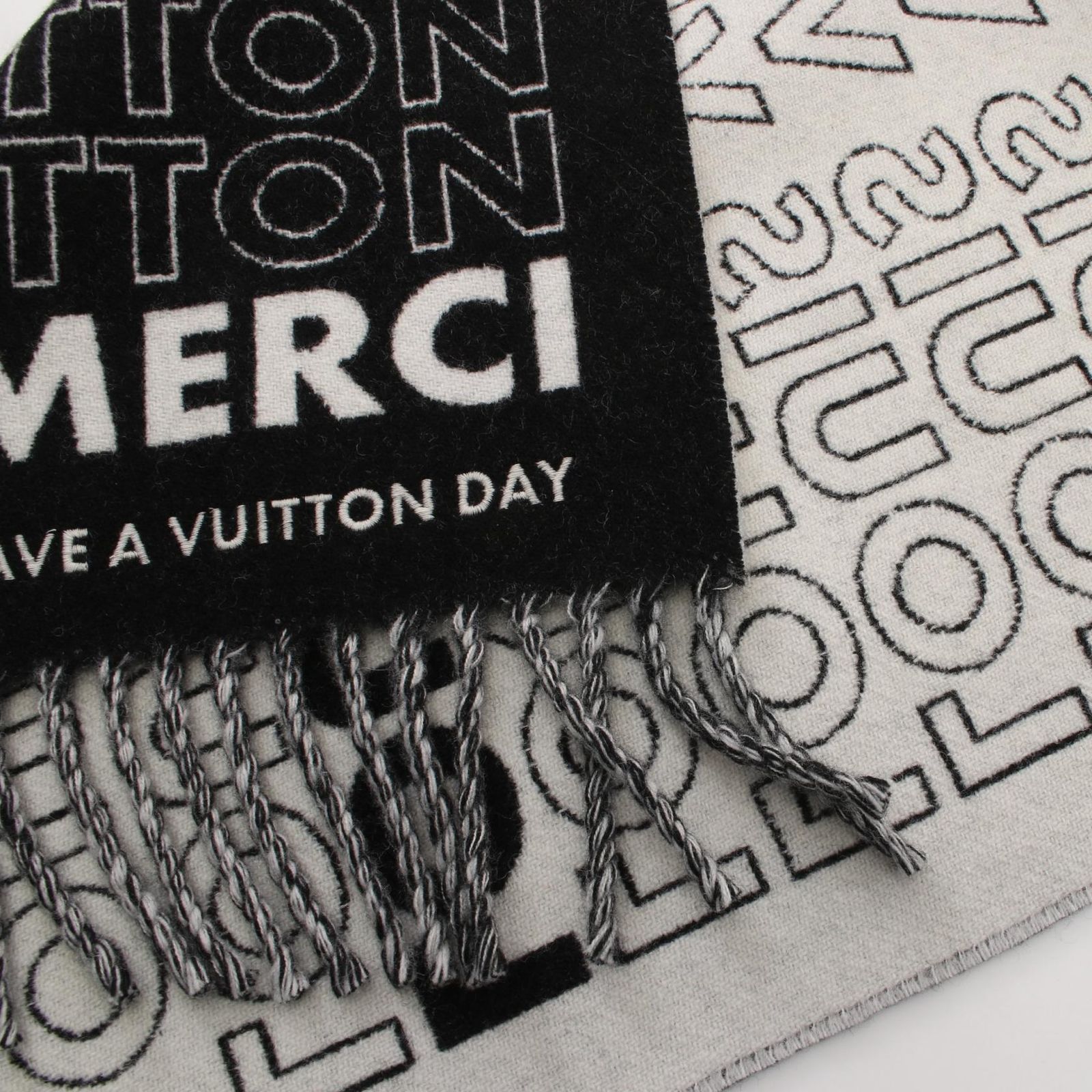 ルイヴィトン エシャルプ・ロゴマニア マフラー（メンズ）