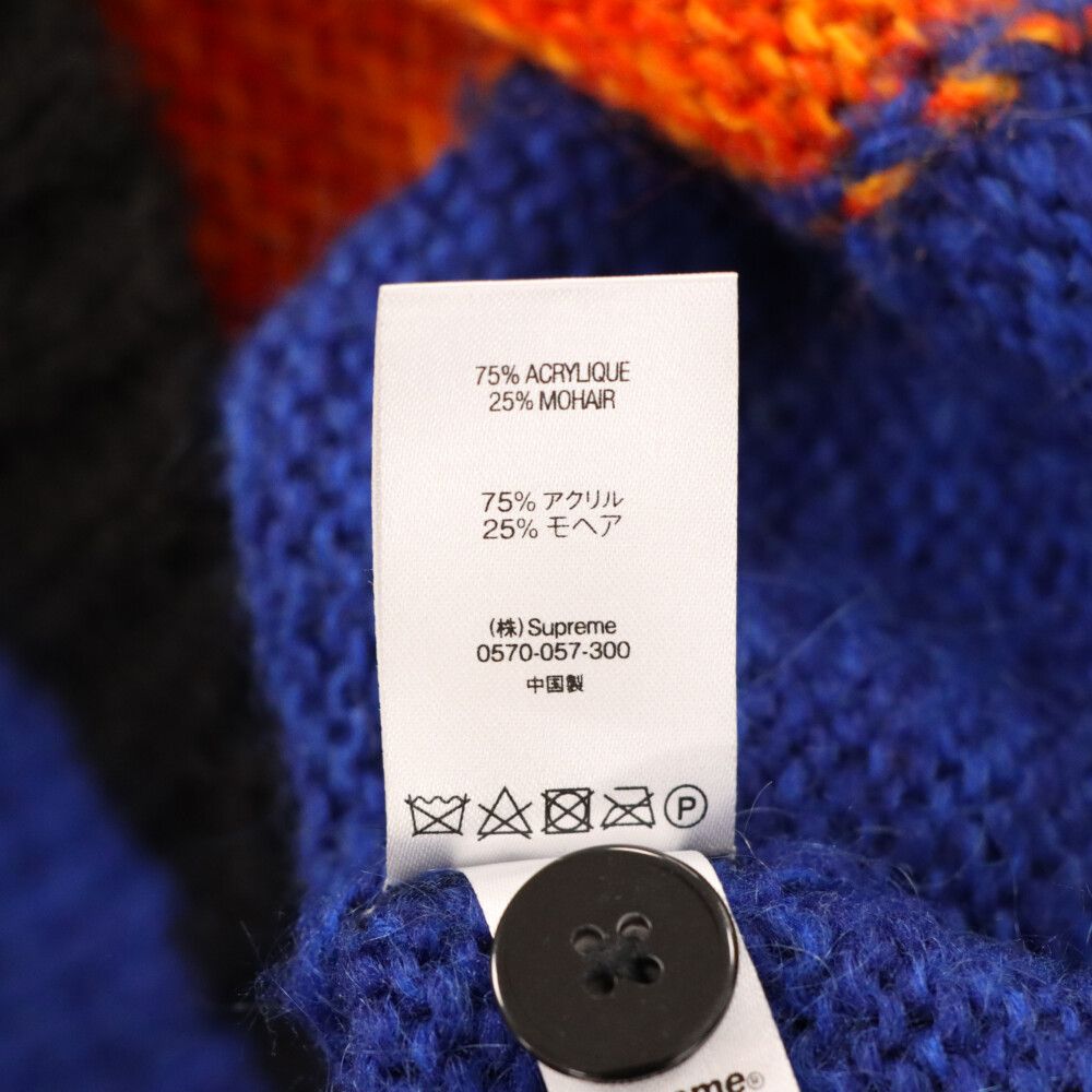 SUPREME (シュプリーム) 19SS Patchwork Mohair Cardigan パッチワーク
