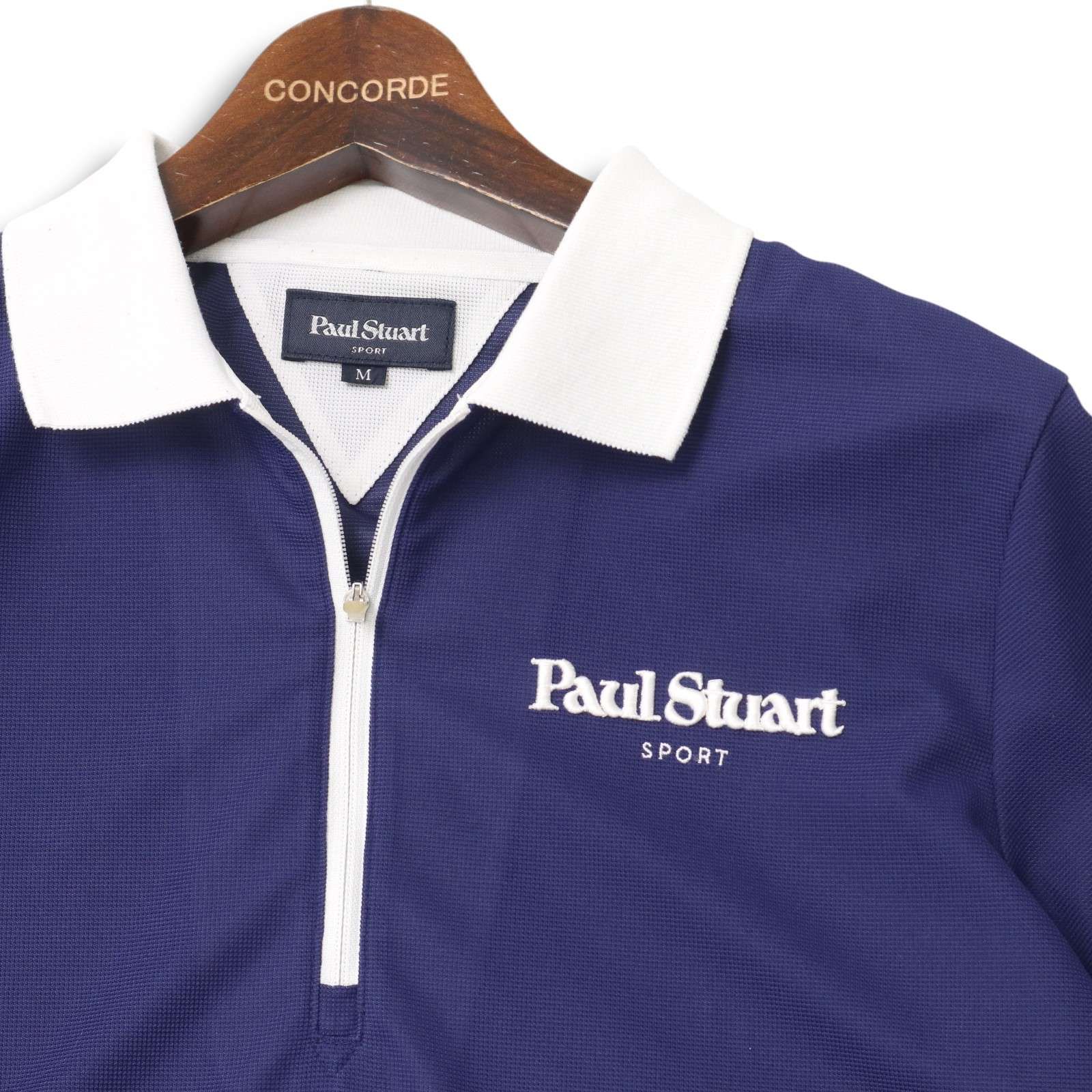 未使用品▲正規品 ポールスチュアート スポーツ エンブレムロゴ刺繍入り シングルジャケット／紺ブレザー L ビジネスシーンにも◎ ポールスチュアートの中古通販 | ブランディア
