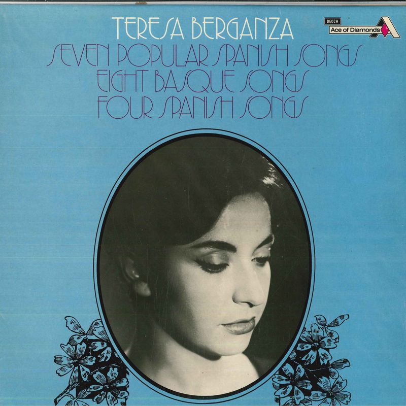 英LP Teresa Berganza Seven Popular Spanish Songs - Eight