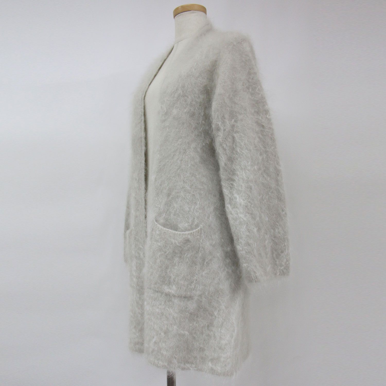 新品タグ付 theory luxe ロングカーディガン カシミヤ 100% 38 極美品✨】 セオリーリュクス カシミヤ ロングカーディガン 38
