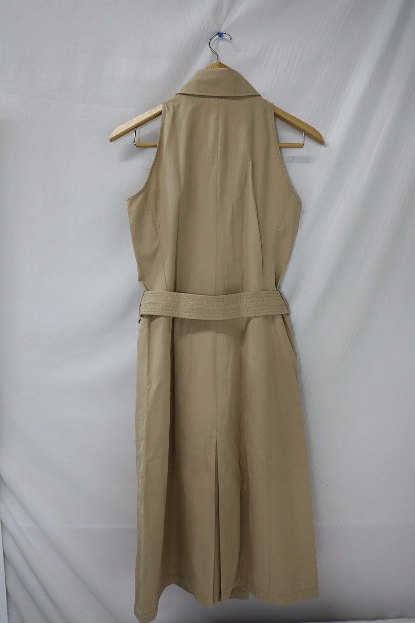 BURBERRY バーバリー　ノースリーブ　トレンチワンピース　トレンチコート ○BURBERRY バーバリー ノースリーブ トレンチコート ワンピース