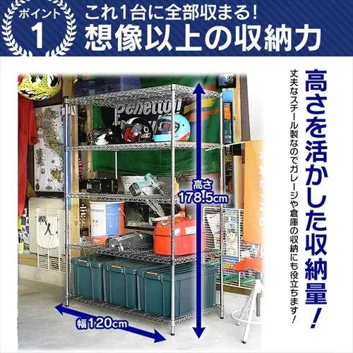 幅120×奥行61×高さ179cm ラック