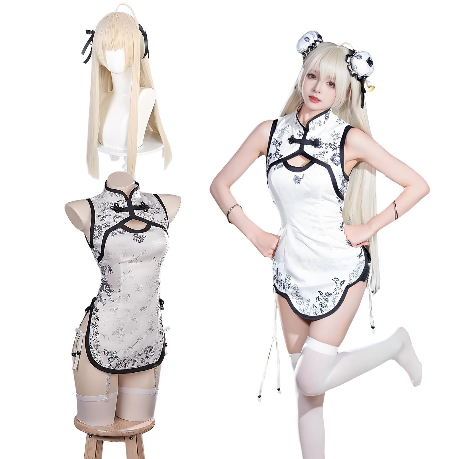 神併 ヨスガノソラ 春日野穹 コスプレ ウィッグ付き 大人用 仮装 ゲーム衣装 ハロウィン クリスマス イベント Yosuga no Sora Cosplay