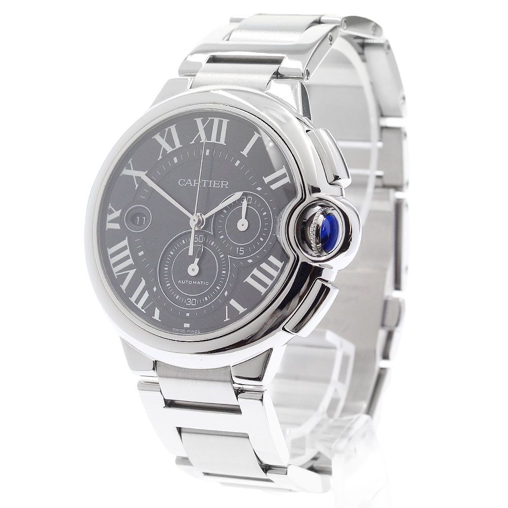 訳あり Cartier カルティエ バロンブルークロノグラフ W6920025