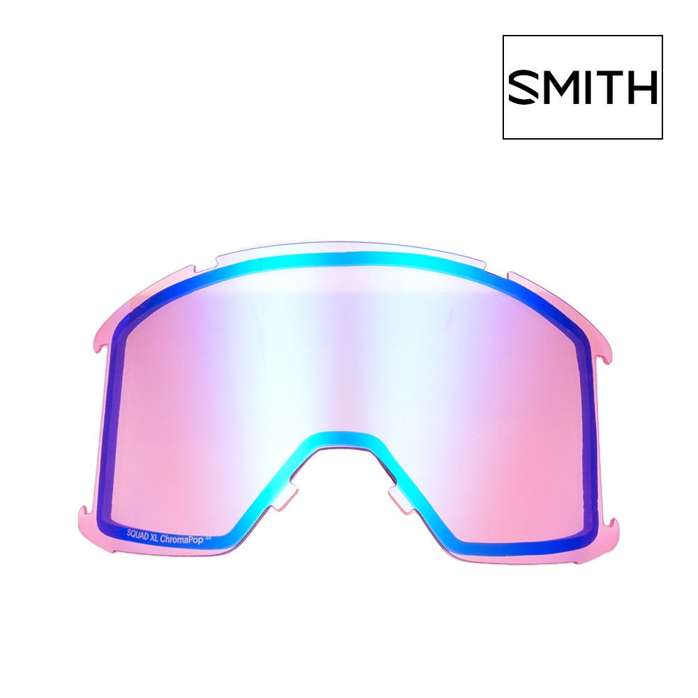 スミス SQUAD XL ゴーグル 交換レンズ SMITH スカッドXLCHROMAPOP STORM BLUE SENSOR MIRROR クロマポップ