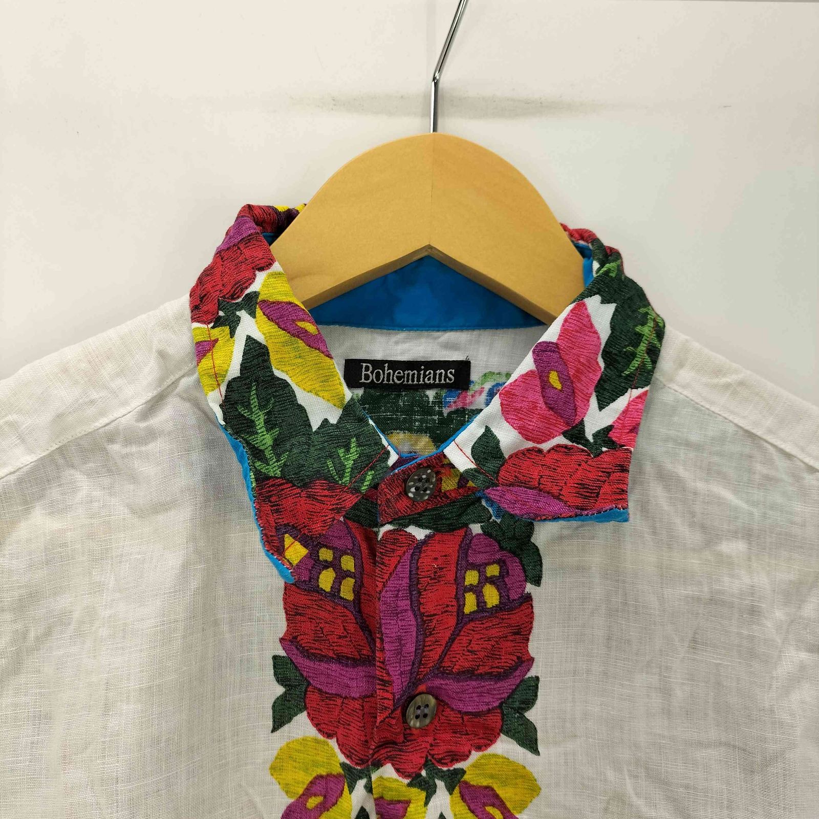 【レア/美品】Bohemians Flower&Bug 花柄シャツ リネン M レア/美品】Bohemians Flower&Bug 花柄シャツ リネン M - メルカリ