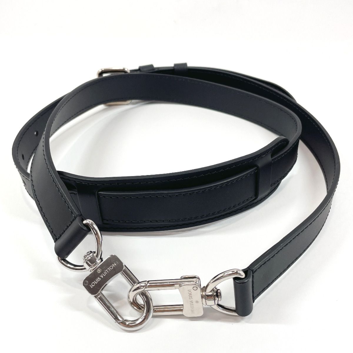 ルイヴィトン ショルダーストラップ ブラック - メルカリ