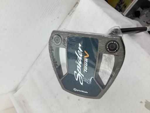 テーラーメイド Spider TOUR V V3 34インチ USA パター PT スチール フレックスその他 メンズ 男性用 右利き 右用 Bランク ゴルフクラブ