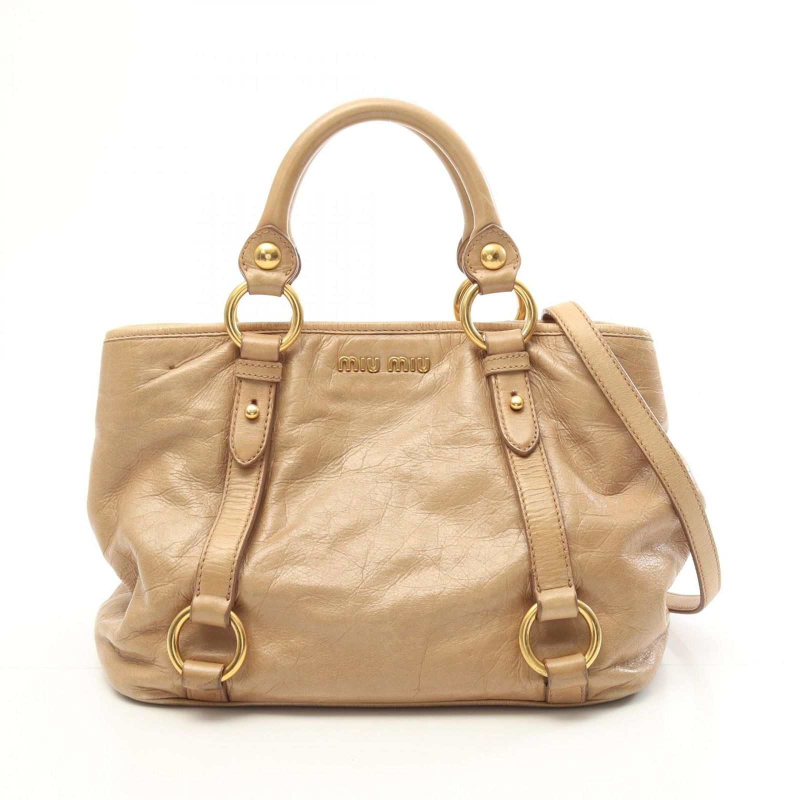 ミュウ ミュウ Miu Miu ハンドバッグ ショルダーバッグ RN0685 