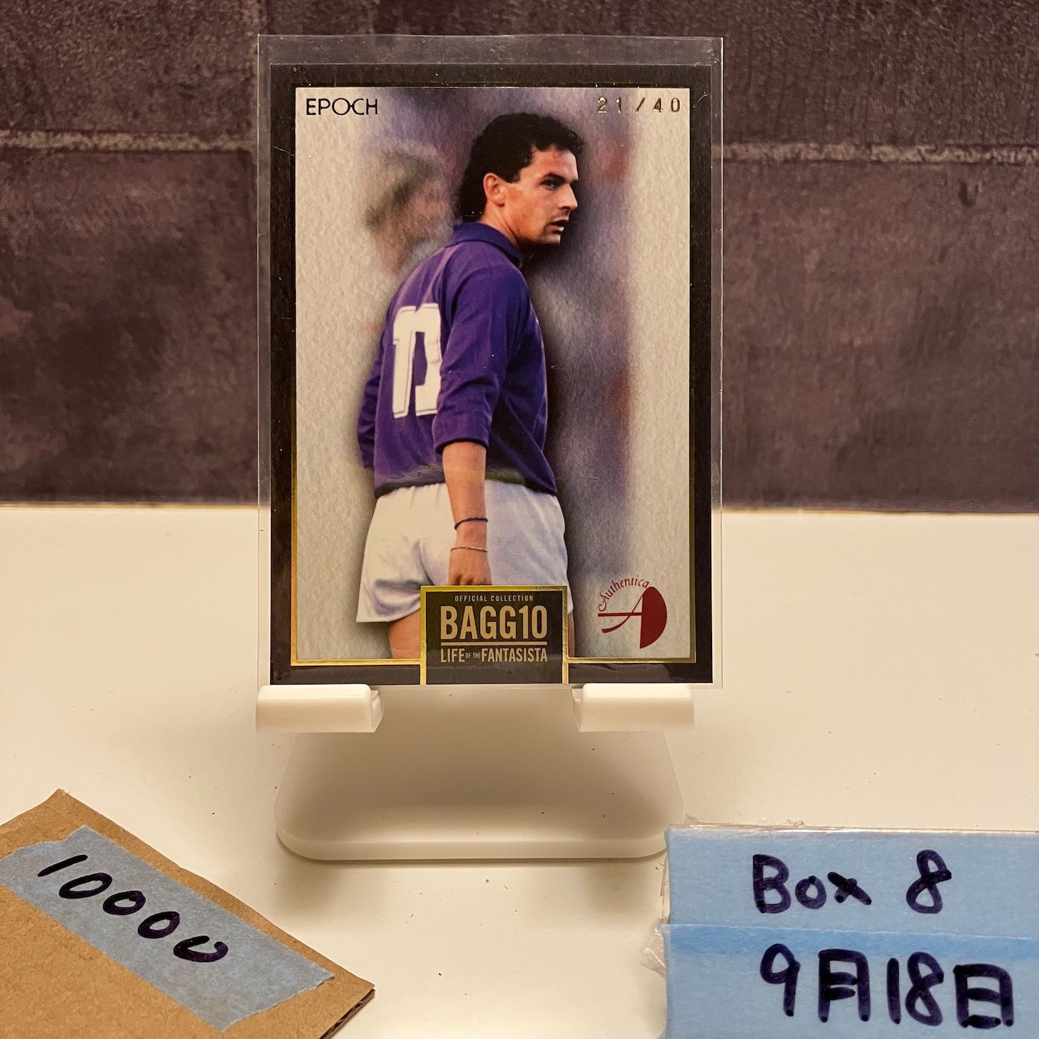 2016 EPOCH ロベルトバッジョ 21 40 フィオレンティーナ LIFE of FANTASISTA カード