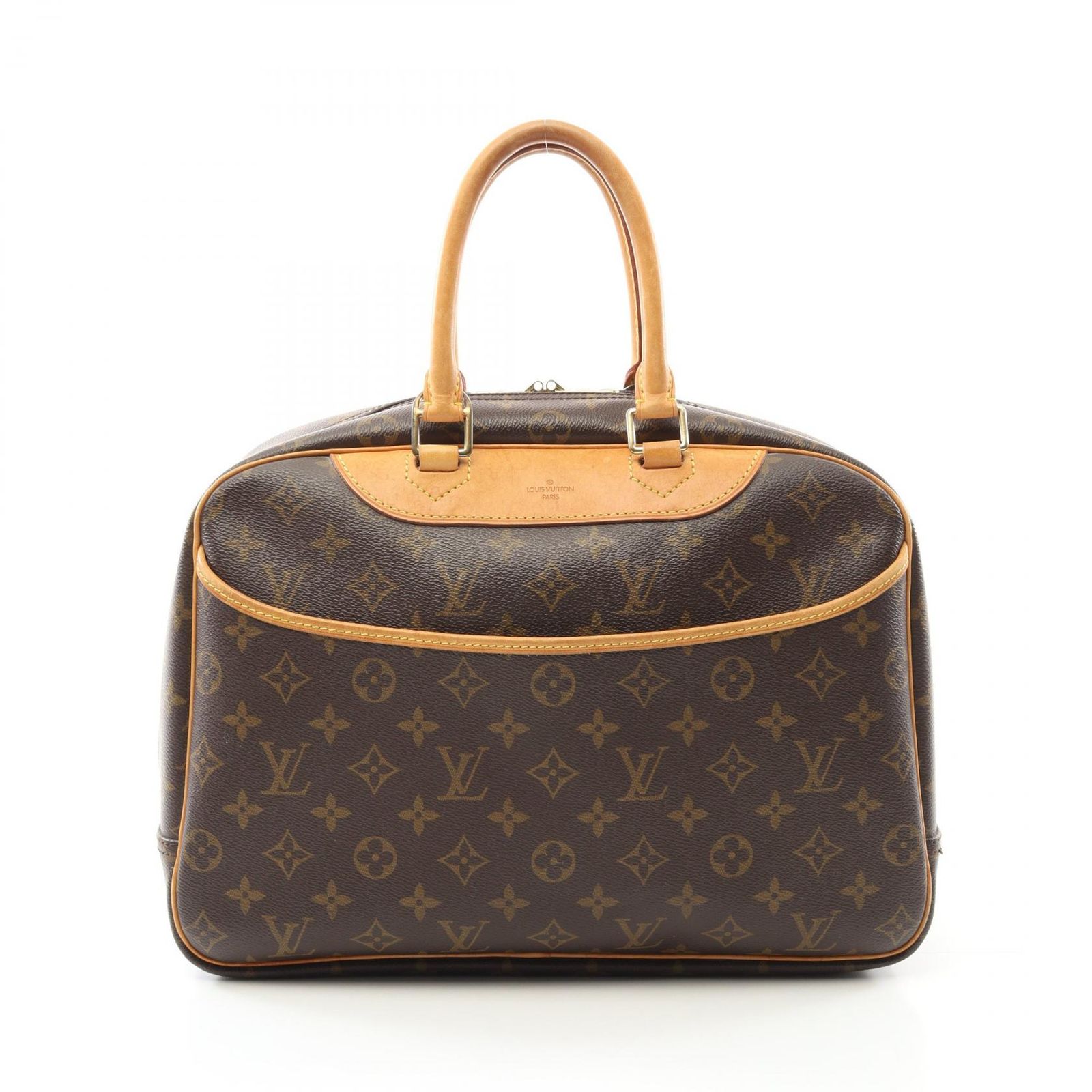 ルイ ヴィトン LOUIS VUITTON ハンドバッグ ドーヴィル ボーリングヴァニティ M47270 PVCコーティングキャンバス レザー ドーヴィル レディース Used B