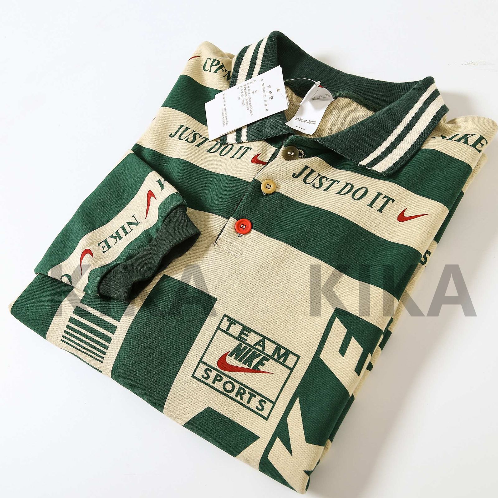 新品 Nike x Cactus 長袖プルオーバー 上着 ポロシャツ