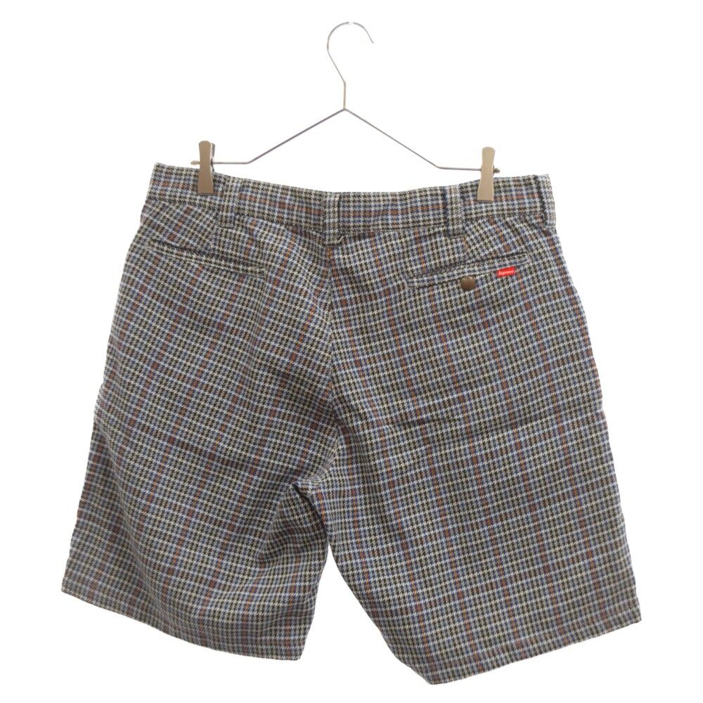 SUPREME (シュプリーム) 18SS Work Shorts Grey Plaid グレンチェック