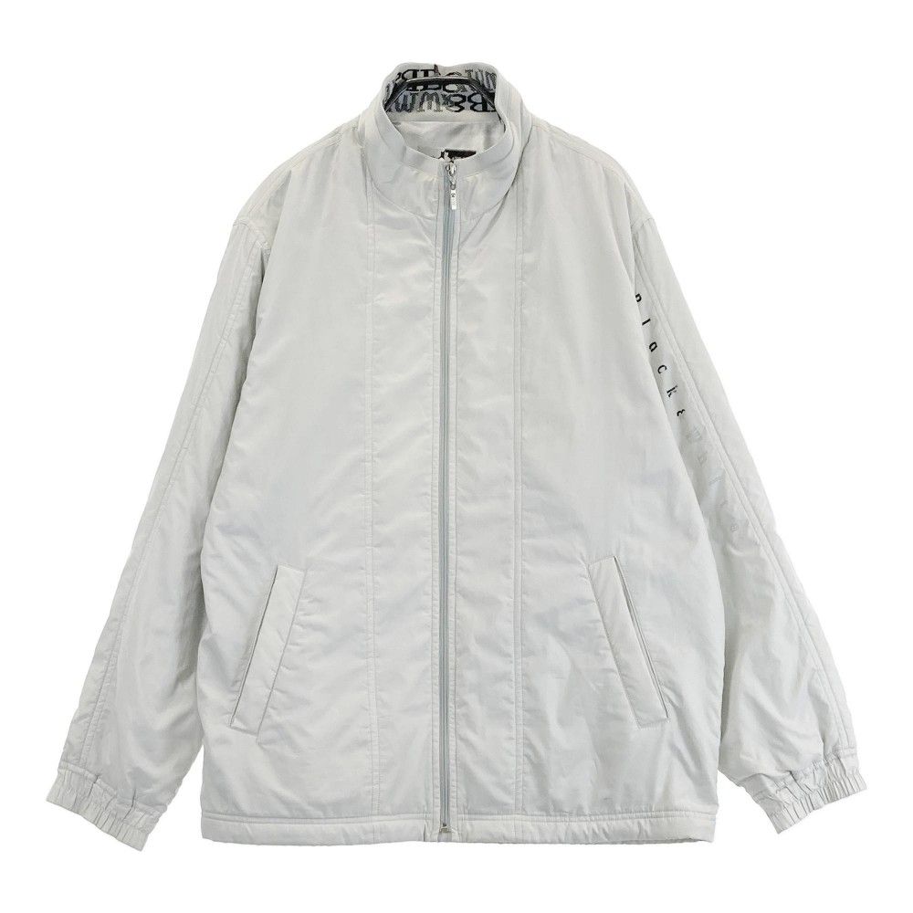 サイズ：L BLACK&WHITE ブラックアンドホワイト 中綿ジャケット グレー