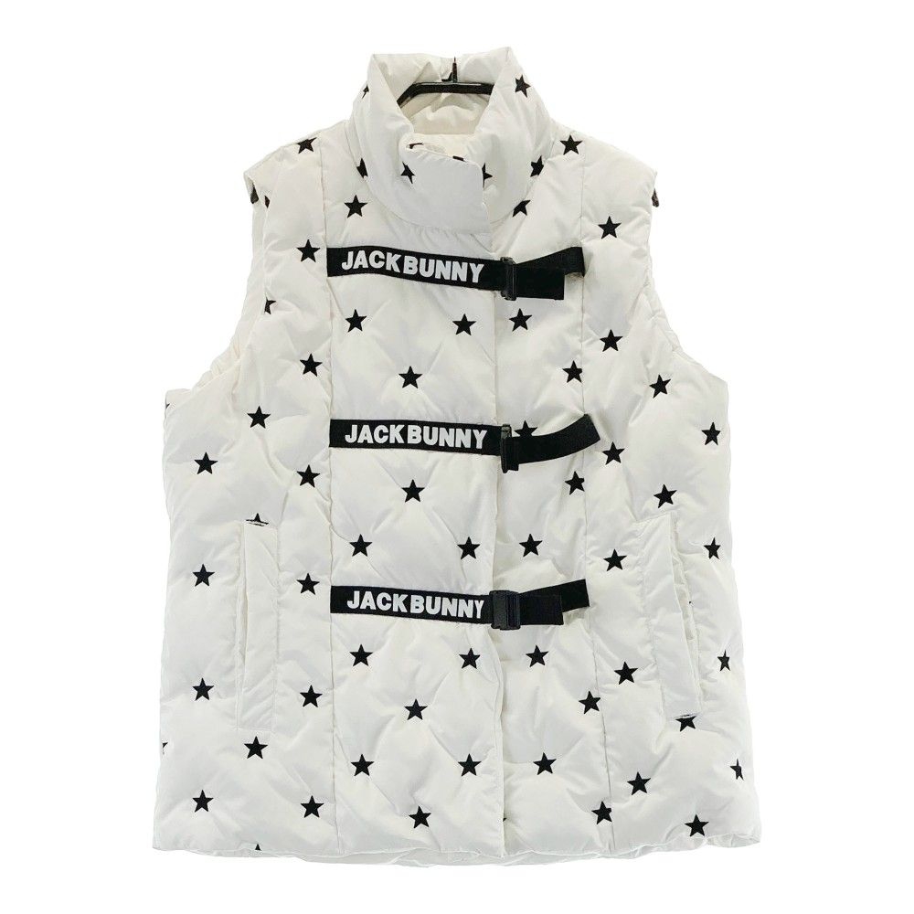サイズ：2 JACK BUNNY ジャックバニー ボア ベスト ホワイト系