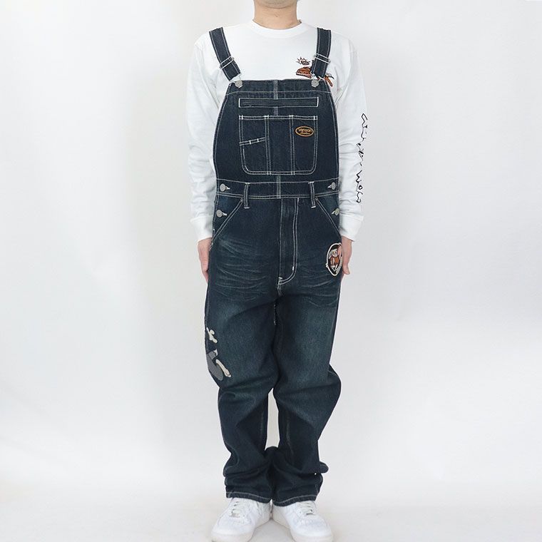 TOM&JERRY デニムオーバーオール】VANSON バンソン トム