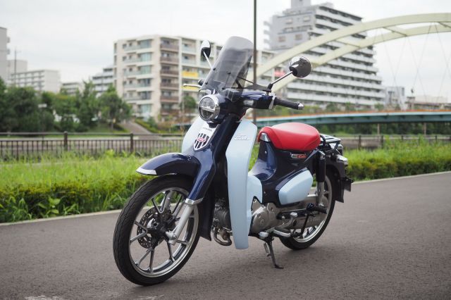 スーパーカブ C125 クロスカブ110 専用 ウインドスクリーン クリア