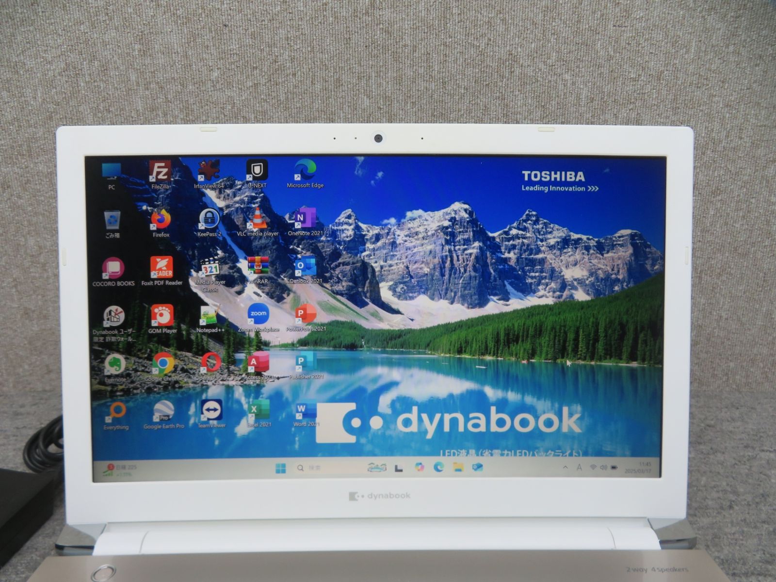 【2021年モデル・超高速11世代CPU】◆TOSHIBA dynabook X6 P1X6RPEG/ 15.6型◆超高速Core i5-1135G7/高速256GB SSD/メモリ8GB◆Windows 11 /サービス microsoft Office 2021付◆到着後すぐに使える ACアダプター付き 2021年モデル・超高速11世代CPU】◇TOSHIBA dynabook X6