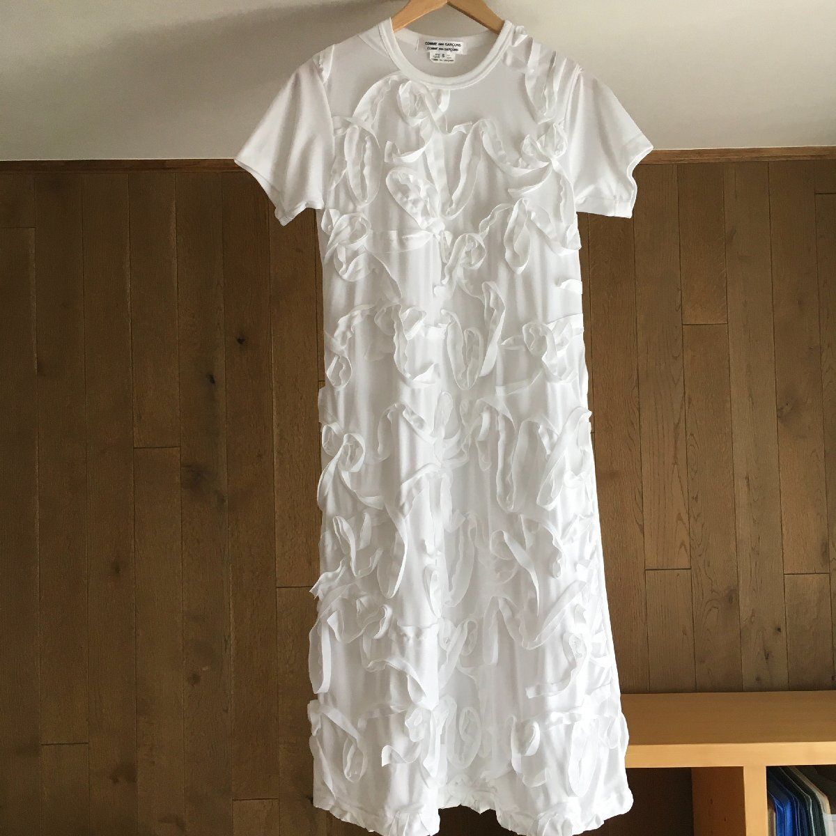 極美品 COMME des GARCONS フリル　ワンピースS　AD2022 極美品 COMME des GARCONS コムデギャルソン フリル ワンピースS