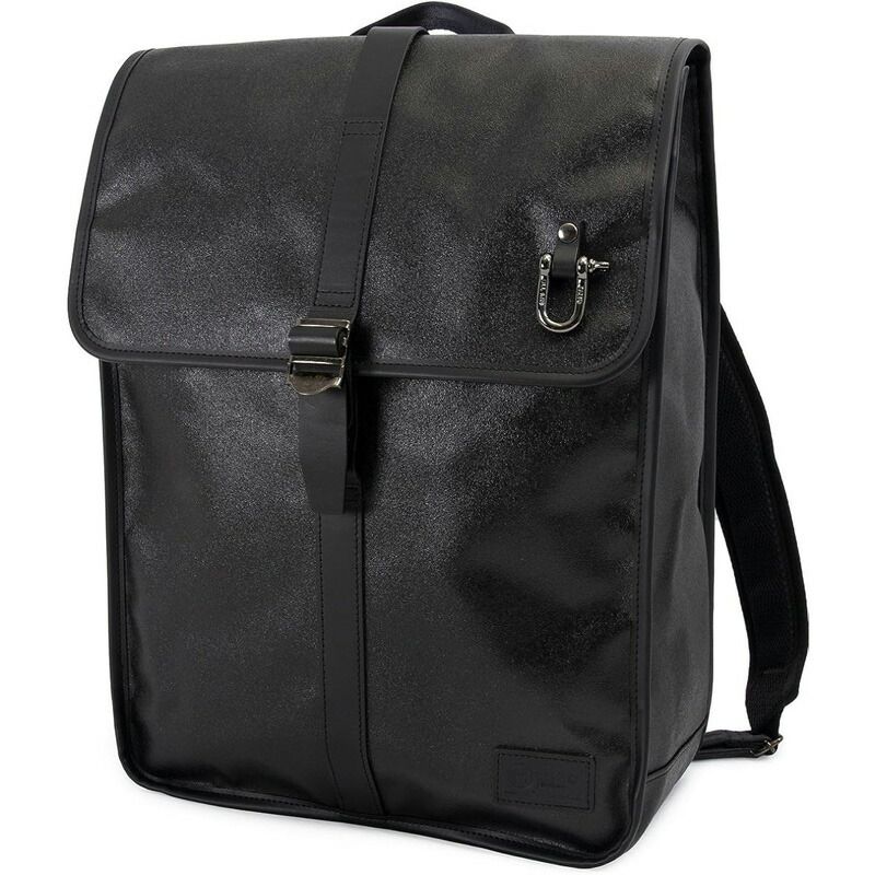 メーカー 森野帆布 スリムリュック L ブラック メンズ 通勤リュック アウトドア ポケット付き SF-532P BK