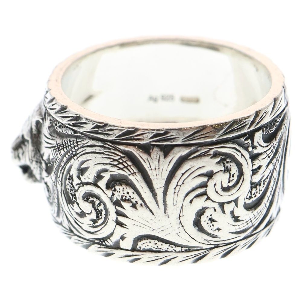 グッチ リング ガーデンキャットヘッド アラベスク インターロッキング