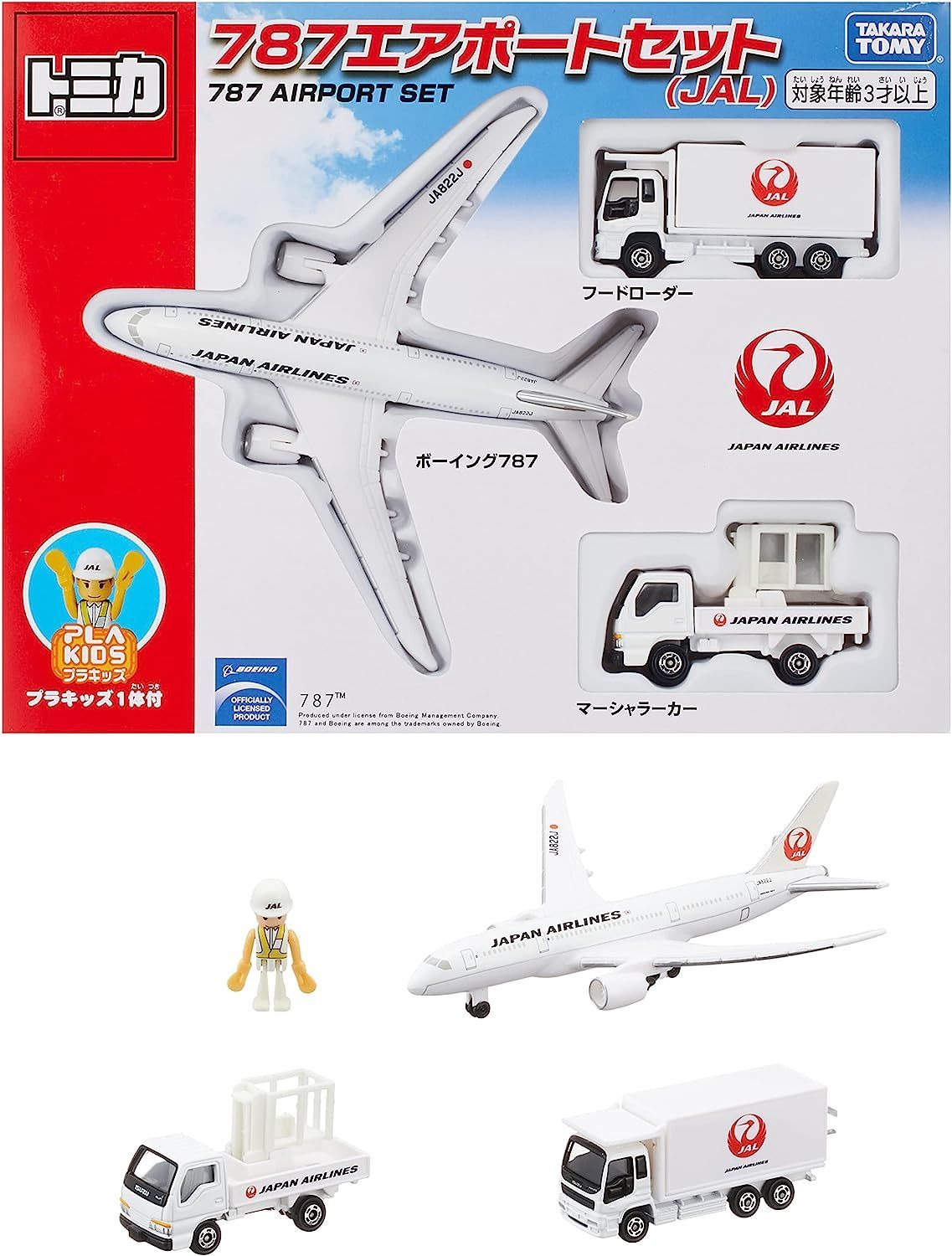 【新品】『 トミカ 787エアポートセット JAL 』 ミニカー 車 TOMICA TAKARA TOMY