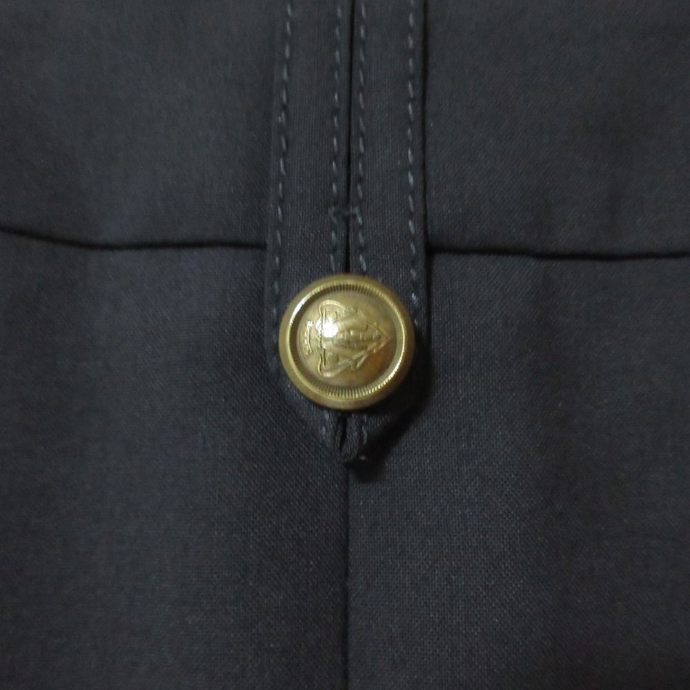 美品 GUCCI グッチ クレストボタン ストレッチ ひざ丈 タイト