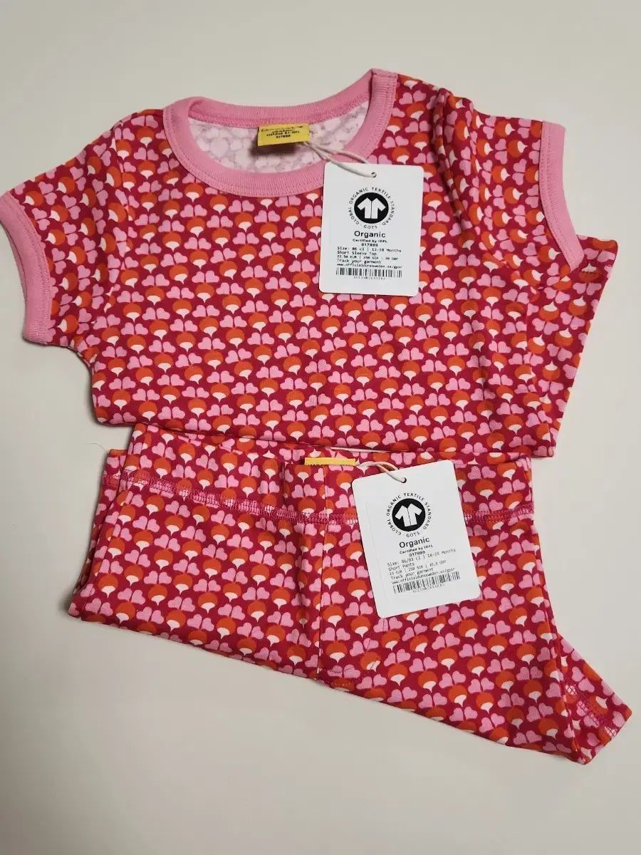 ダンシリーズ ピンク ミニ 86 上下セット 半袖 ハーフパンツ