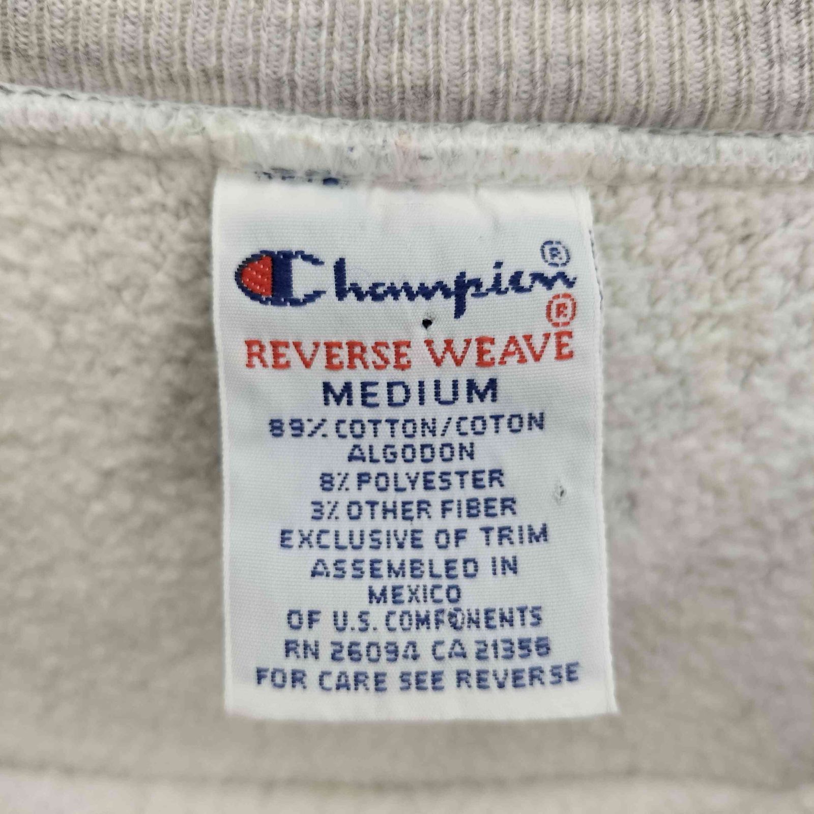 チャンピオン Champion 90S 刺繍タグ メキシコ製 REVERSE WEAVE