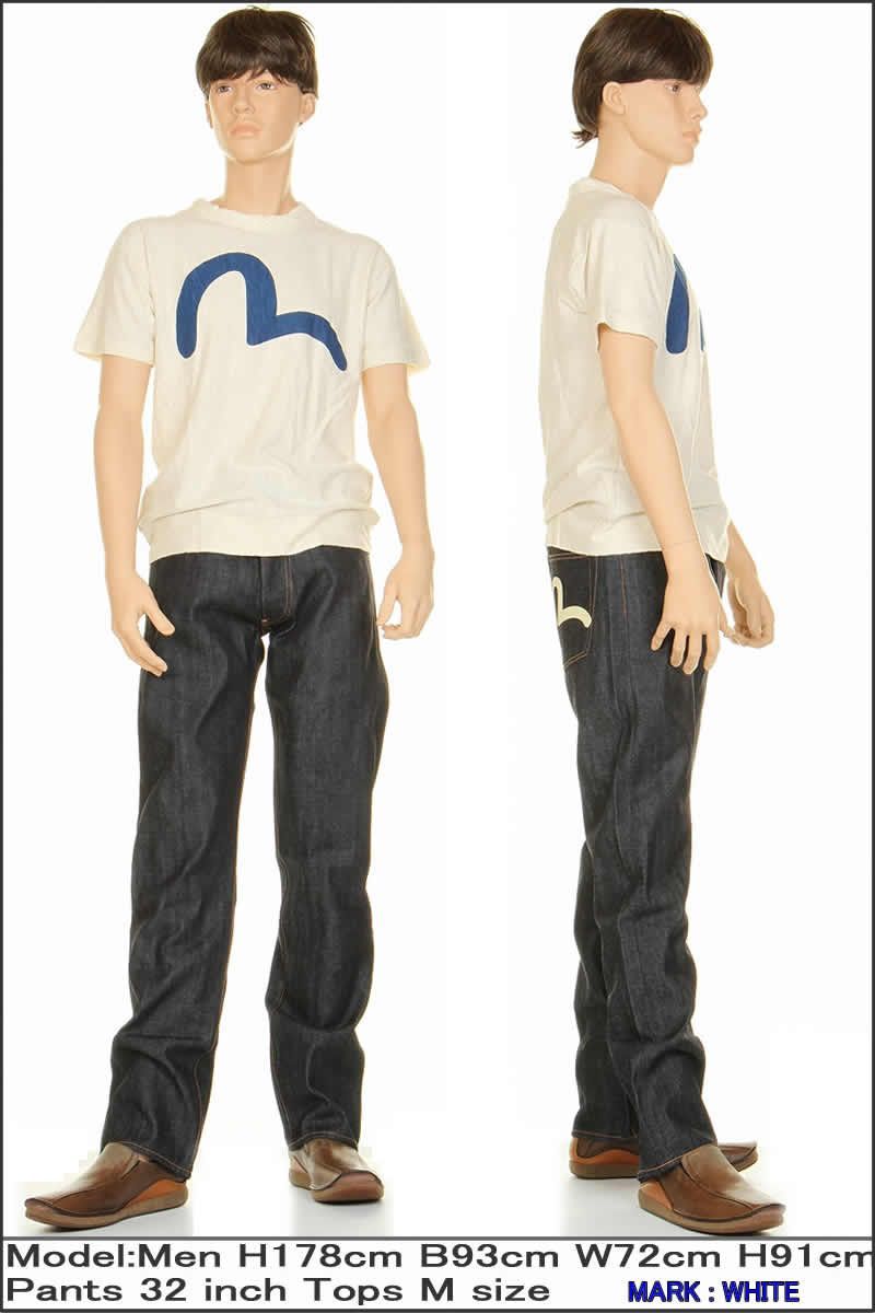 EVISU JEANS No2 2000 REGULAR FIT STRAIGHT ユーロカモメ