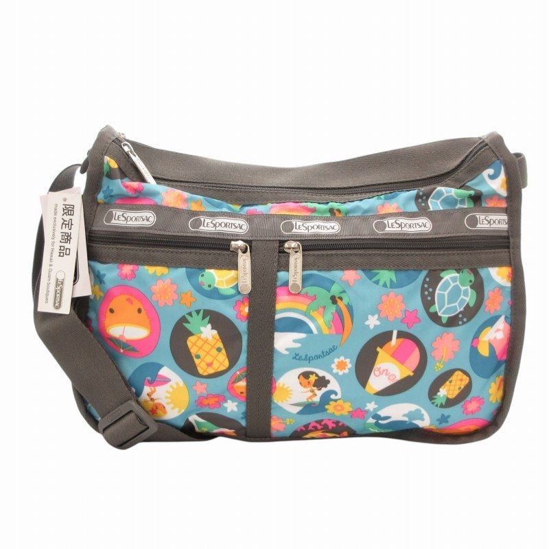 レスポートサック LesportSAC ショルダーバッグ 斜め掛け クロスボディ ロゴ 総柄 ポーチ付き 水色 ライトブルー /FT □GY18 -  メルカリ