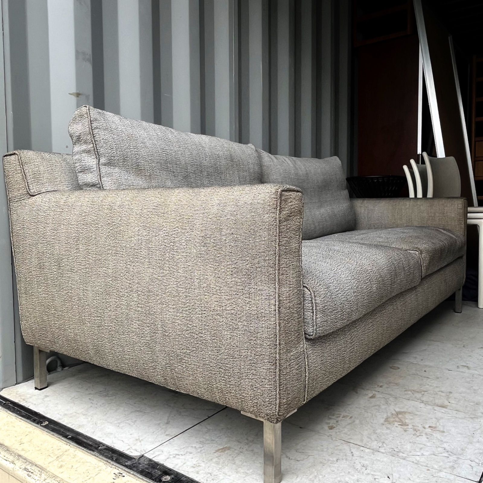 取付無料！アクタス アイラーセン ストリームライン グレーファブリックソファ✨ 取付無料！アクタス アイラーセン ストリームライン グレー