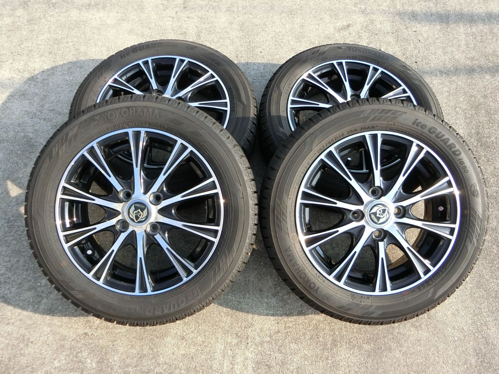 タイヤ・ホイールセット [773] RizLEY 14インチ アルミホイール 14×4.5 