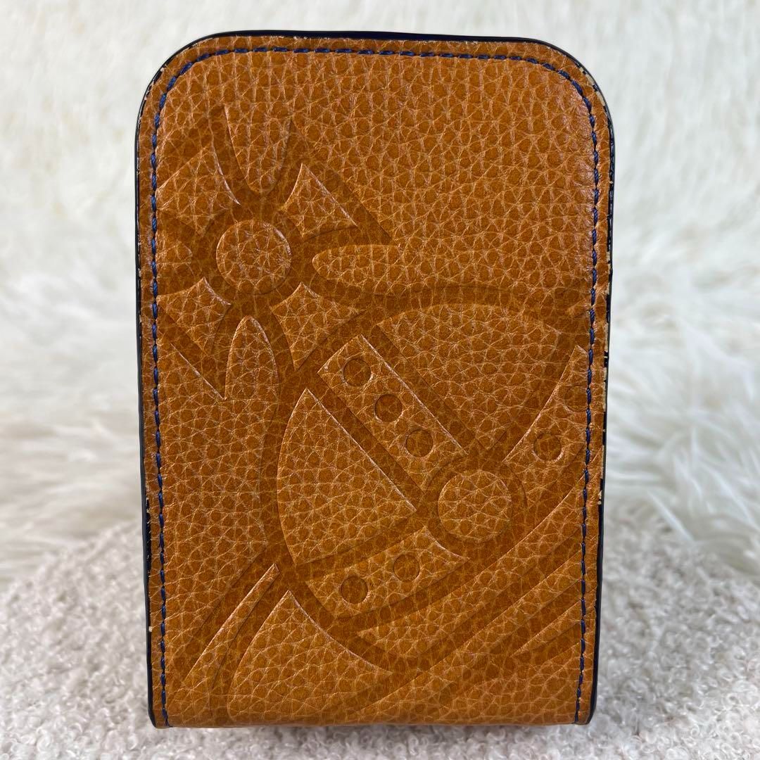 Vivienne Westwood レザー シガレットケース 美品 Vivienne Westwood シガレットケース レザー キャメル