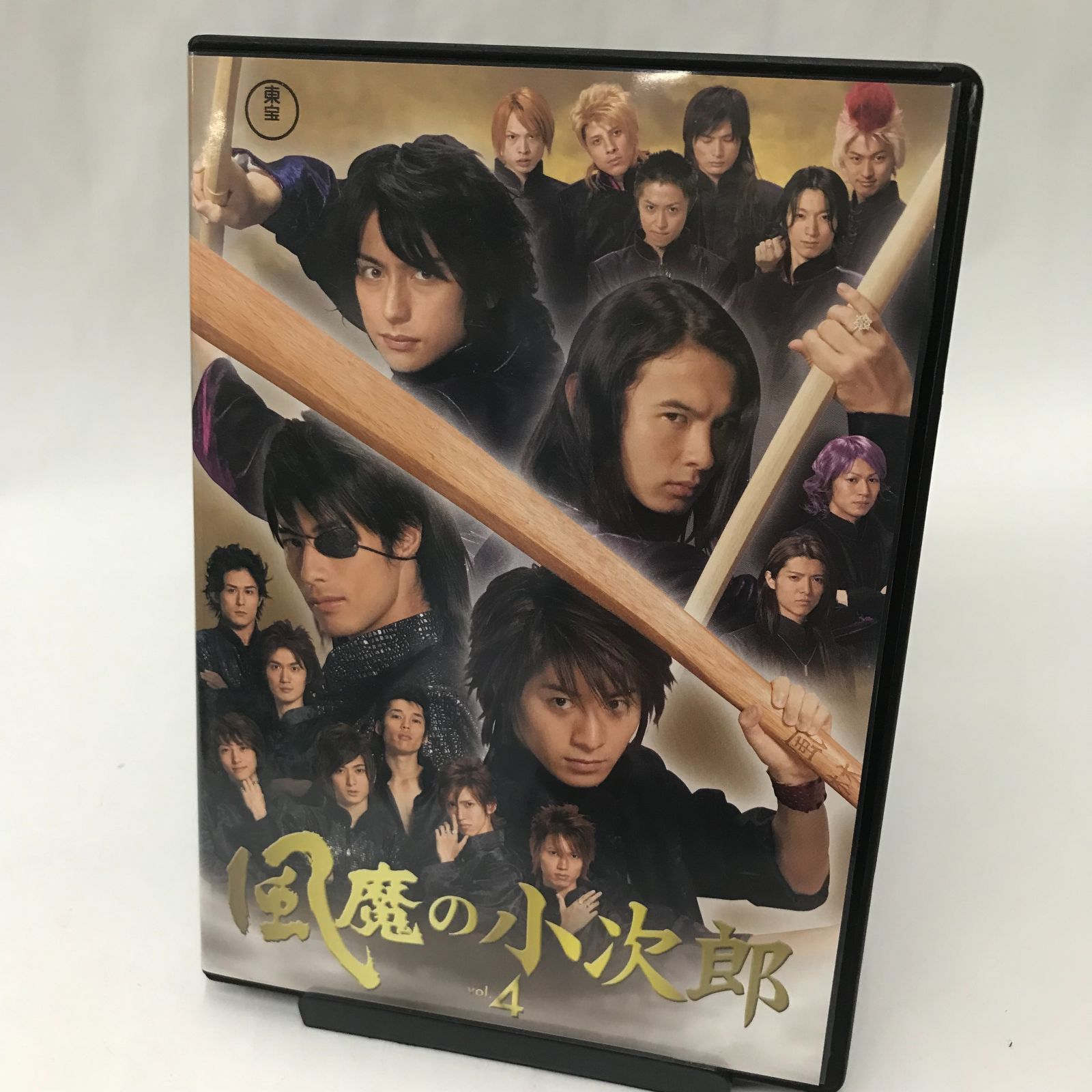 【中古】ドラマDVD　風魔の小次郎 Vol.4　※トレーディングカード付き