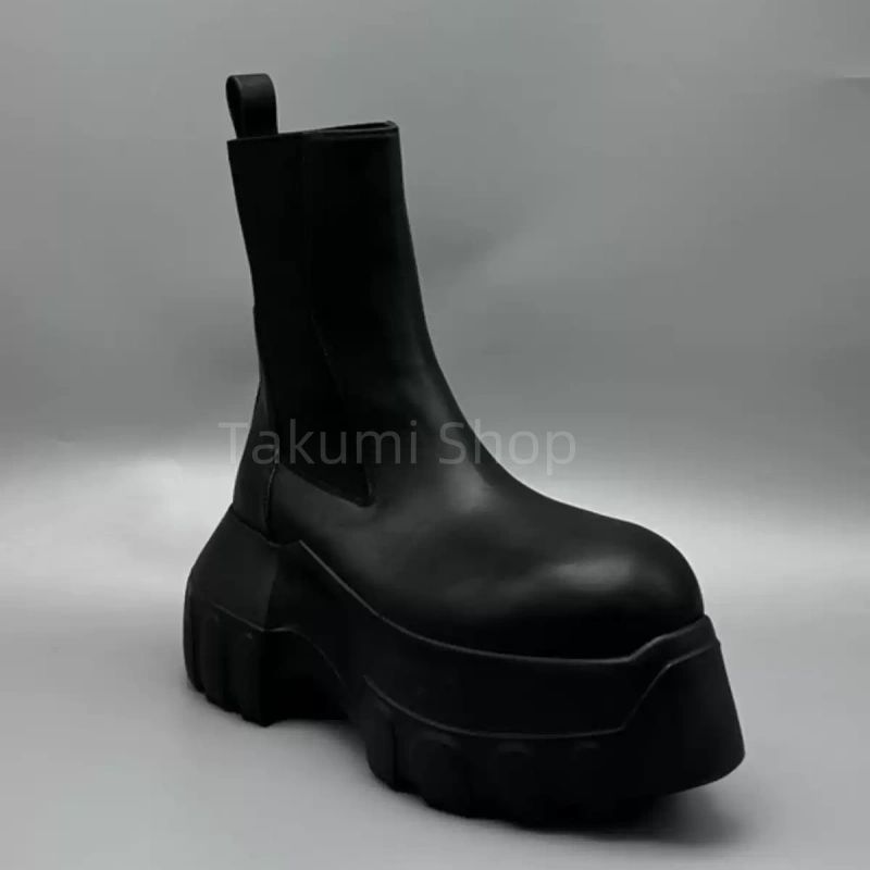 関税送料込★RICK OWENS☆Beatle Mega ビートル メガ ブーツ RICK OWENS/ビートル メガ トラクター チャンキーソール ブーツ