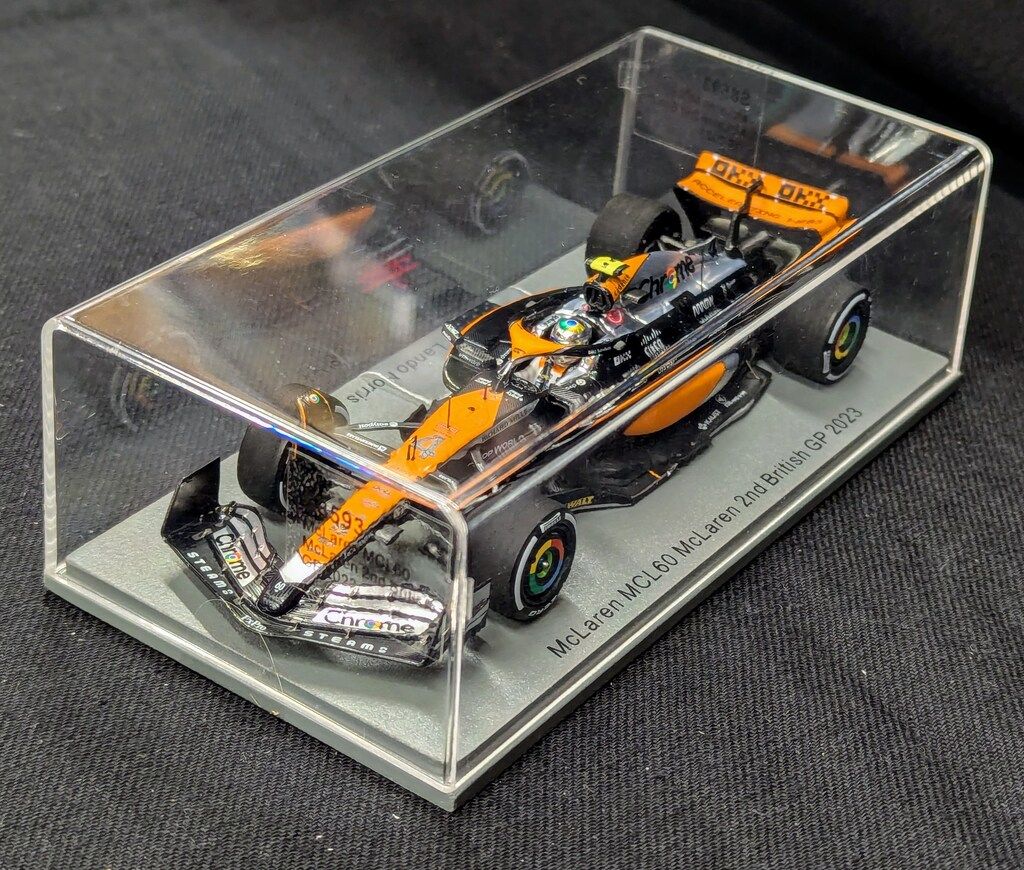 Spark model 1|43 McLaren MCL60 No.4 McLaren 2nd British GP 2025 Lando Norris