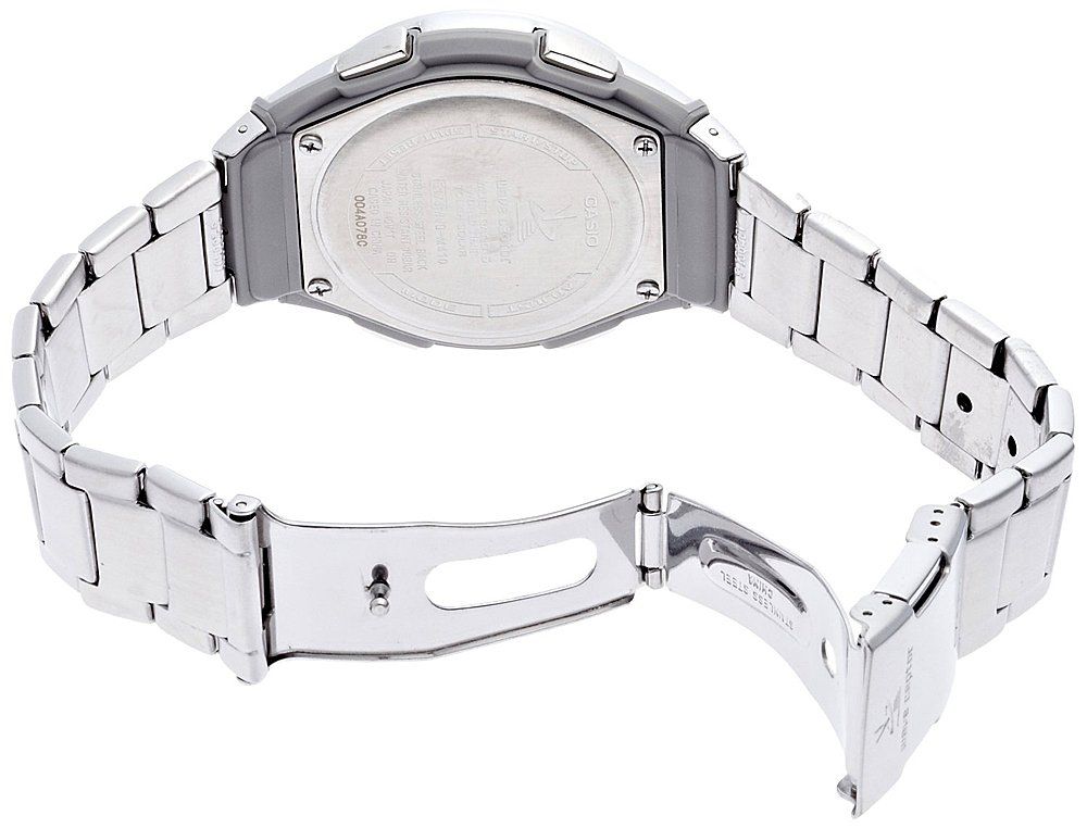 WVQ-M 410 DE-2 A 2 JF 電波ソーラー メンズ ウェーブセプター 腕時計 シルバー カシオ