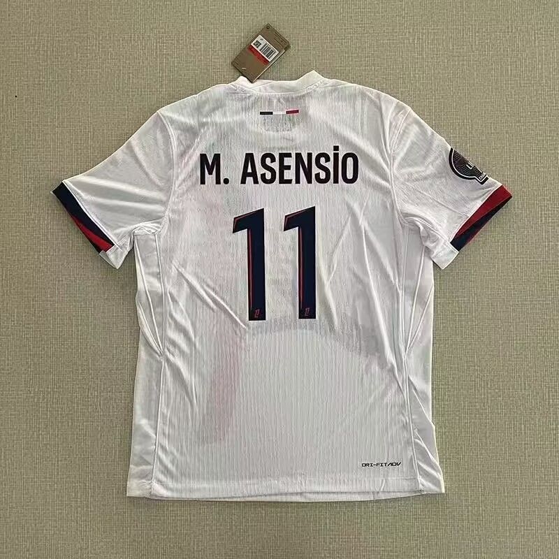 2024/2025 パリ・サンジェルマンのアウェーユニフォーム 11番 M