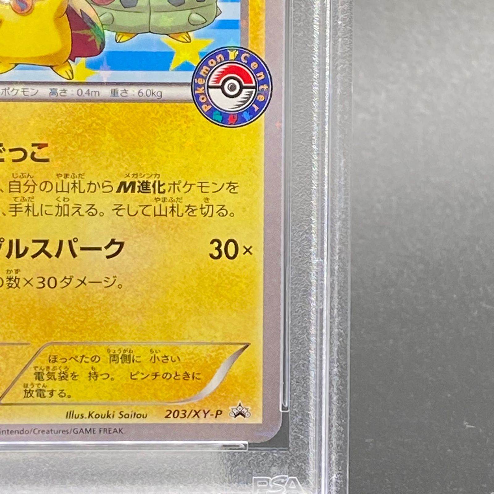 PSA10】ポンチョを着たピカチュウ PROMO 203/XY-P - メルカリ