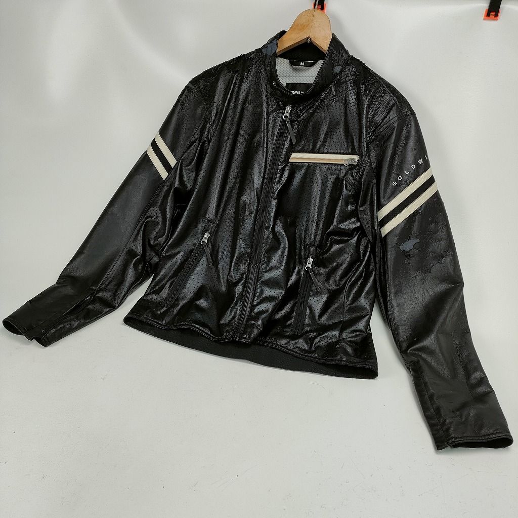 ライダーズジャケット　ゴールドウィンM GOLDWIN ライダースジャケット シンセティックパンチレザー M