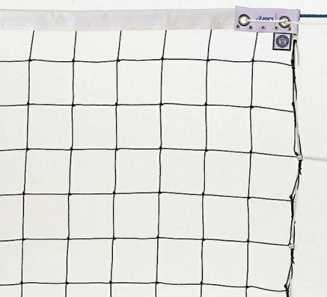asics アシックス VOLLEYBALL NET NO COLOR F 21121K 960 | スポーツ用品 スポーツ グッズ ツール アクセサリー 雑貨 小物 ネット テニス 軟式テニス ベクトラン 日本バレーボール協会公認 有結節 安全性 