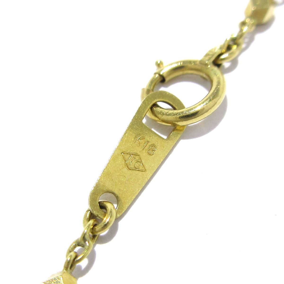 Unbranded(ノーブランド) ブレスレット美品 K18YG 総重量:2.6g